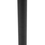 Modern Black Outdoor Bollard Lamp with LED E27