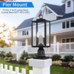 18'' Waterproof Outdoor Post Light Fixture