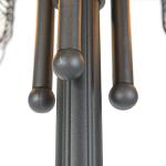 Rustic Black 3-Light Outdoor Post Lamp