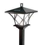 Solar Vintage Street Lamp Post Lights - 2 Pack