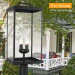Goosebrite 4-Light Modern Outdoor Post Lantern