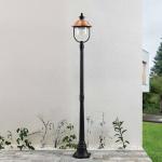 Dimmable Copper Vintage Post Light 'Clint