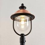 Dimmable Copper Vintage Post Light 'Clint