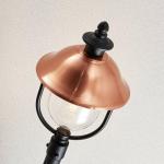 Dimmable Copper Vintage Post Light 'Clint