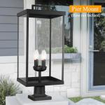 Goosebrite 4-Light Modern Outdoor Post Lantern
