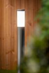 Stainless Steel Outdoor Bollard Light - Silver