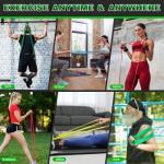 4-Level Resistance Bands Set for Full-Body Workouts