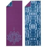 Gaiam Extra Thick Reversible Yoga Mat - Purple Lotus