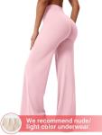 YEOREO Women's High Waist No Front Seam Leggings