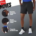 Hanes Men's Performance Moisture-Wicking Athletic Shorts