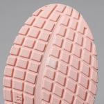 Comfortable Pink Lace-Up Womens Walking Sneakers