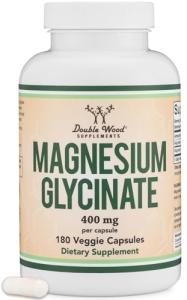 Magnesium Glycinate 400mg | 180 Capsules for Sleep & Muscle