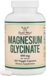 Magnesium Glycinate 400mg | 180 Capsules for Sleep & Muscle