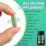 Sea Moss & Black Seed Oil Supplement Capsules