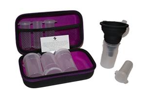 Purple Portable Protein Powder Container - BPA Free