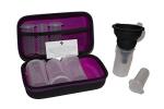 Purple Portable Protein Powder Container - BPA Free