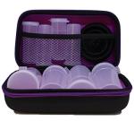 Purple Portable Protein Powder Container - BPA Free