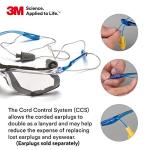 3M Virtua CCS Safety Glasses with Ear Plugs