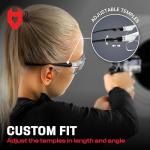 NoCry Anti-Fog Shooting Glasses with UV Protection