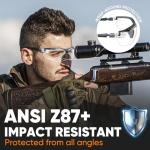 TICONN Anti-Fog Safety Glasses with UV Protection