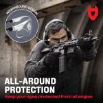 NoCry Anti-Fog Shooting Glasses with UV Protection