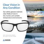 Bullhead Pompano Anti-Fog Safety Eyewear Glasses