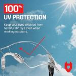 NoCry Anti-Fog Shooting Glasses with UV Protection