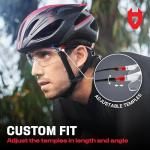 NoCry Clear Safety Glasses with Anti-Fog Lenses