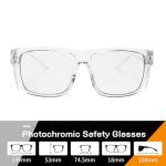 Photochromic Safety Sunglasses with Removable Side Shields