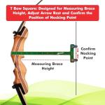 KESHES Bow String Nocking Points and Tools Set