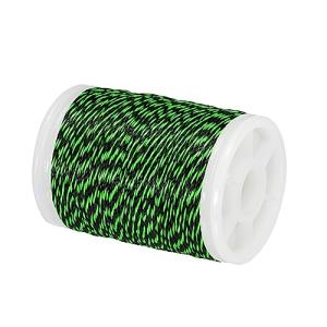 Patikil Bow String Serving Thread 120 Yards Green Black