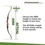 Deerseeker Dacron Bowstring Set with Nocking Points