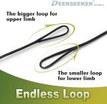 Deerseeker Dacron Bowstring Set with Nocking Points