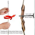 Deerseeker Archery Bow String with Finger Protector