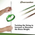 Deerseeker Dacron Bowstring Set with Nocking Points