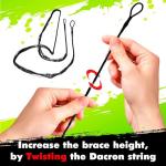 KESHES Dacron Bow String for Recurve & Longbows