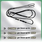 DEERACE Traditional Recurve Bow String and Finger Savers