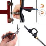 Archery Bow String Nocking Points Set with Tools