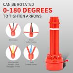 FENJANER Adjustable Archery Fletching Jig Kit