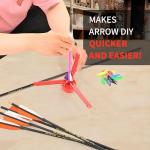 FENJANER Adjustable Archery Fletching Jig Kit
