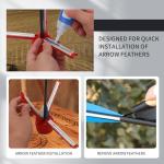 FENJANER Adjustable Archery Fletching Jig Kit