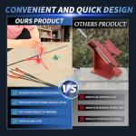 FENJANER Adjustable Archery Fletching Jig Kit