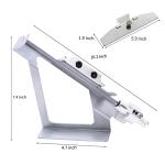 SOPOGER Metal Archery Arrow Fletching Jig Kit