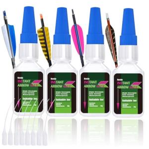 Instant Fletching Glue for Arrows - 4 Pack