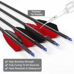 Instant Fletching Glue for Arrows - 4 Pack