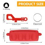 3 Pack Rubber Arrow Puller Tool with Belt Clip