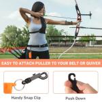 Archery Arrow Puller Gripper with Hanging Buckle