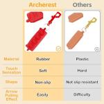 3 Pack Rubber Arrow Puller Tool with Belt Clip