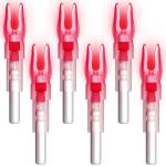 Linpeng 6 Pack LED Lighted Nocks for Arrows