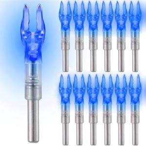 KEAUP Lighted Arrow Nocks – 12 or 6 Pack